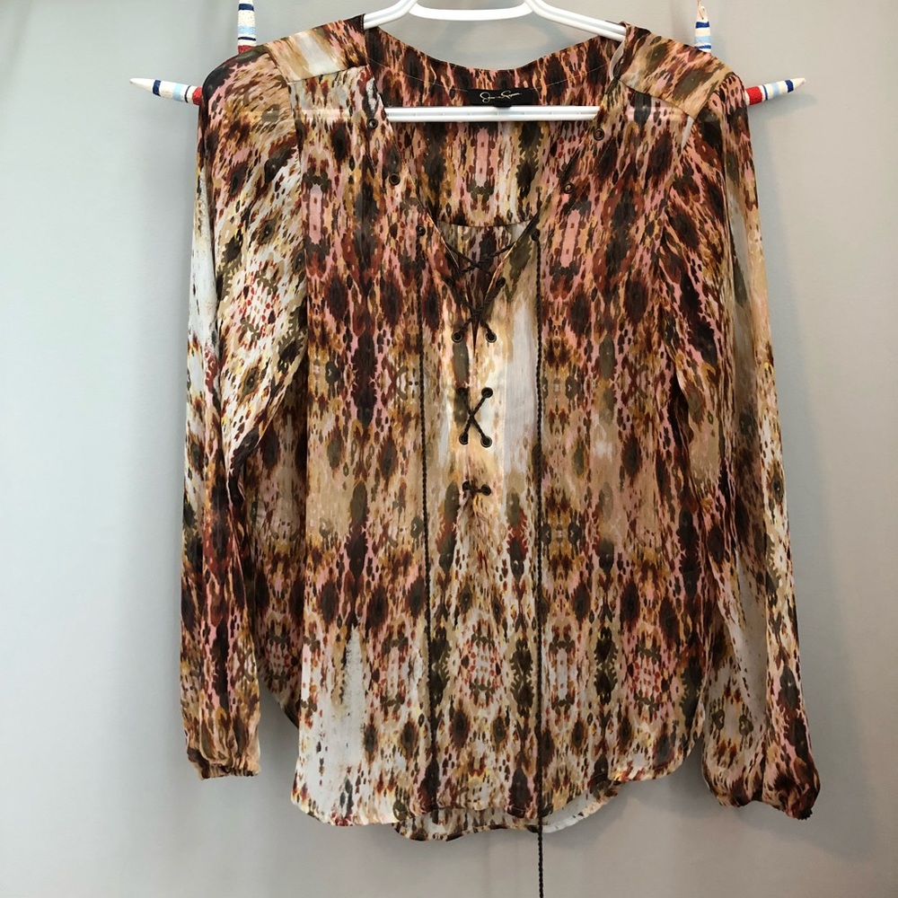 Jessica Simpson Sheer Top